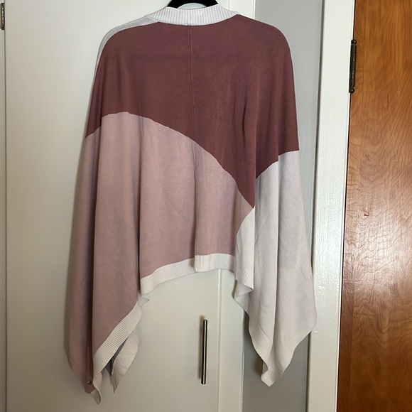 Lululemon Hatha Wrap Quicksand Pink Heathered Core Shawl One Size - Picture 7 of 7